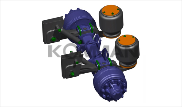 掛車空氣懸架平臺(tái)(半掛車、中置軸車輛運(yùn)輸車)