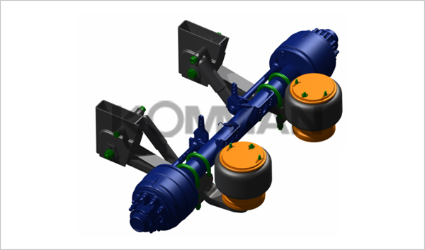 掛車空氣懸架平臺(tái)(半掛車、中置軸車輛運(yùn)輸車)